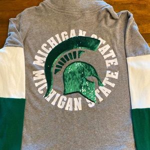 PINK Victoria’s Secret Michigan State Pullover
